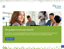Tablet Screenshot of kdo.de