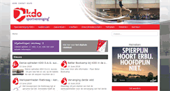 Desktop Screenshot of kdo.nl