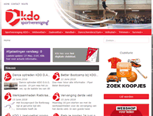 Tablet Screenshot of kdo.nl